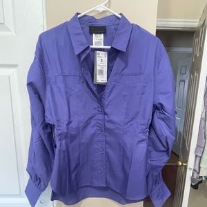 Reebok Cardi B Purple Top